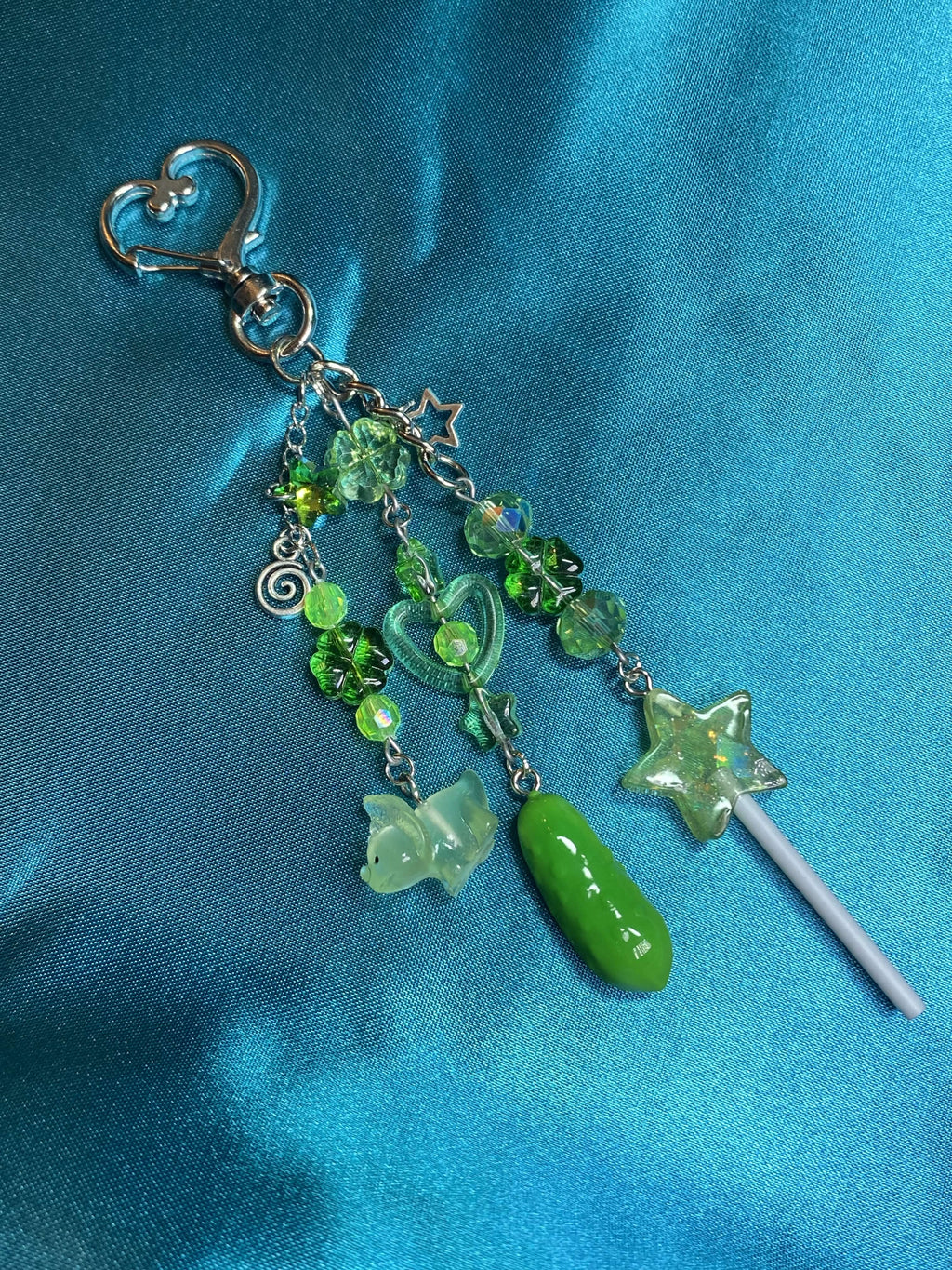 Green Explosion- Keychain Series