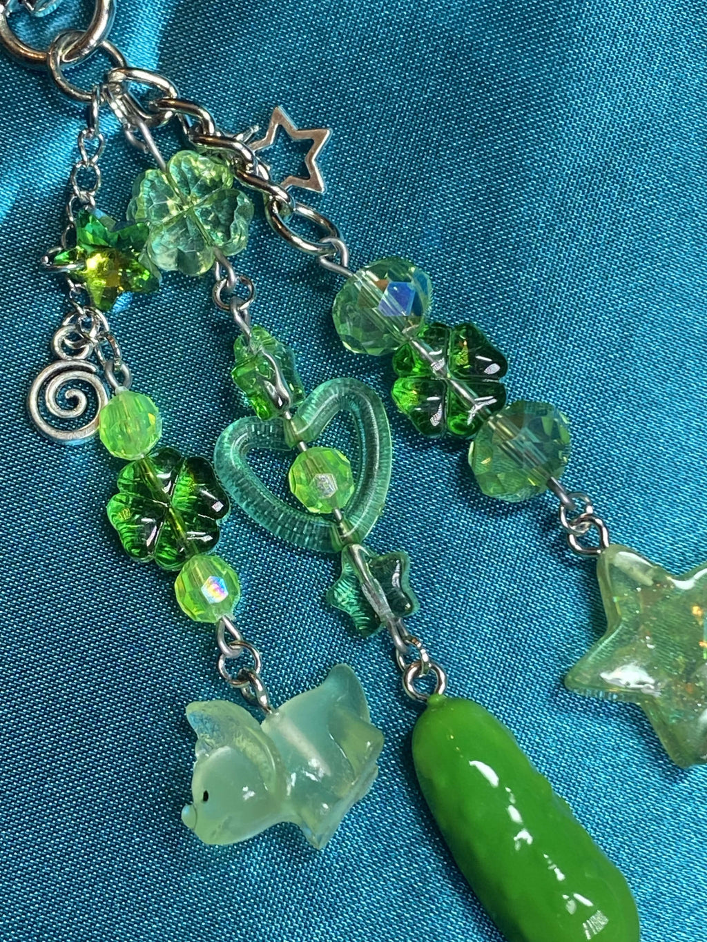 Green Explosion- Keychain Series
